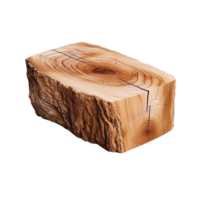 ai gegenereerd stuk van hout klem kunst png