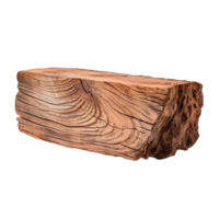 AI generated Piece of wood clip art png