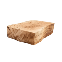 AI generated Piece of wood clip art png