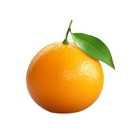 AI generated Orange clip art png