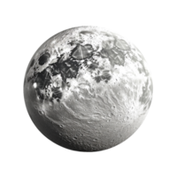 AI generated Moon clip art png