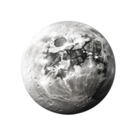 AI generated Moon clip art png