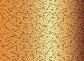 hairdressing scissors, pattern vector background