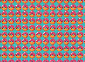 Donuts pattern for backgrounds and textures, vector
