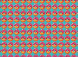 Donuts pattern for backgrounds and textures, vector