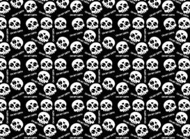 Skull gothic pattern, with the text, oh my goth, for fabrics and backgrounds, vector