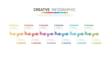 Timeline business for 12 months, Infographics element design and Presentation can be used for Business concept with 12 options, steps or processes. vector