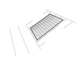 Rooftop solar energy system black and white 2D line cartoon object. Residential solar panels isolated vector outline item. Sustainable roof. Setup renewable energy monochromatic flat spot illustration