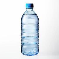 ai generado reciclado el plastico agua botellas un sostenible solución para residuos gestión. creado con generativo ai foto