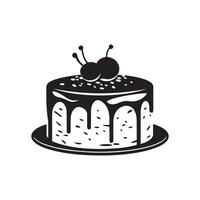 Cake collection flora design vector art.