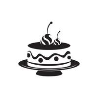 Cake collection flora design vector art.