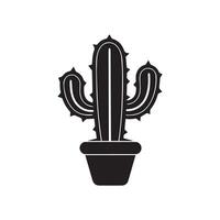 Cactus tree collection flora design vector art.