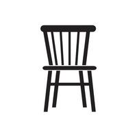 Chair icon. Vector illustration. Isolated on white background.