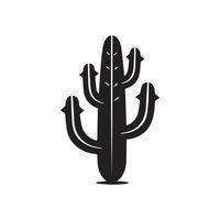 Cactus tree collection flora design vector art.