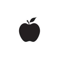 Apple food icon black vector background design.