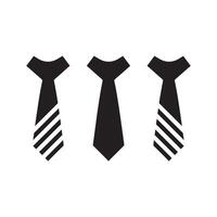 Tie icon isolated on white background vector design.