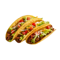 ai généré mexicain tacos agrafe art png