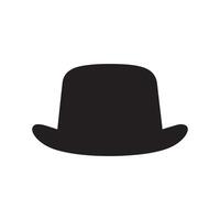 vaquero sombrero icono hombre . negro vector antiguo colección diseño.