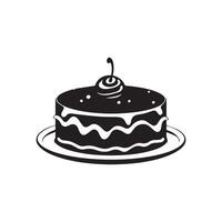 Cake collection flora design vector art.