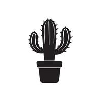 Cactus tree collection flora design vector art.