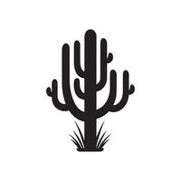 Cactus tree collection flora design vector art.