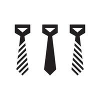 Tie icon isolated on white background vector design.