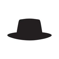 Cowboy hat icon man . black vector old collection design.