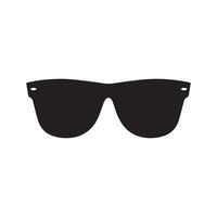 Gafas de sol negro icono bloquear elegante vector diseño.