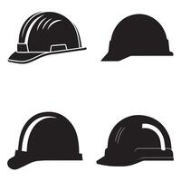 builder hat set collection flora design vector art.