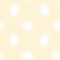 Abstract seamless pattern with grange spots on beige background. Seasonal spring and summer patterns for modern minimalistic packaging design. The color of the year. vector