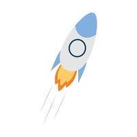 Rocket Launch Embarking on an Adventure vector