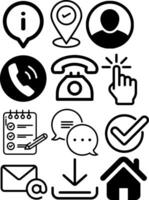 Set of icon design for templates. vector