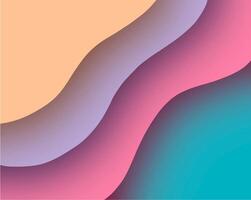 Abstract wave design for templates. vector