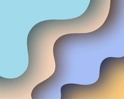 Abstract wave design for templates. vector
