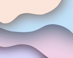 Abstract wave design for templates. vector