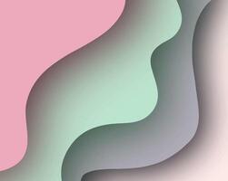 Abstract wave design for templates. vector