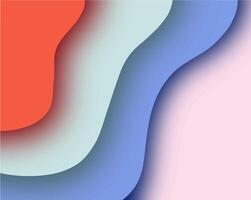 Abstract wave design for templates. vector