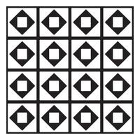 Square Grid Pattern Vector Design On White Background illustration
