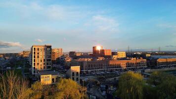 alto ángulo Dagenham este Londres. el capital Londres ciudad de Inglaterra genial Bretaña. marzo 2do, 2024 video