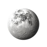 AI generated Moon clip art png