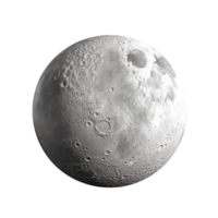 AI generated Moon clip art png