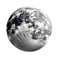 ai généré lune agrafe art png