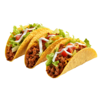 AI generated Mexican tacos clip art png