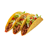 ai généré mexicain tacos agrafe art png