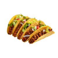 ai gegenereerd Mexicaans taco's klem kunst png