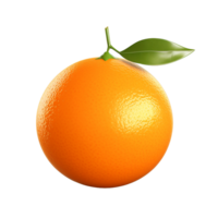 AI generated Orange clip art png