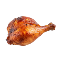 ai généré rôti poulet jambe agrafe art png