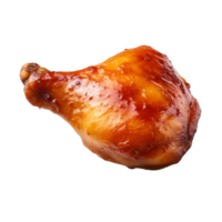 ai généré rôti poulet jambe agrafe art png