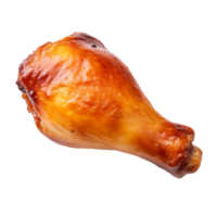 ai généré rôti poulet jambe agrafe art png