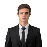 AI generated Portrait of young businessman clip art png